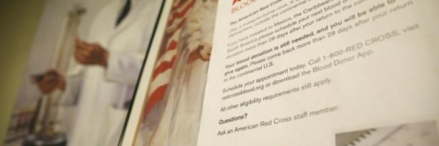 U.S. to help fund technology to eliminate Zika in blood supply